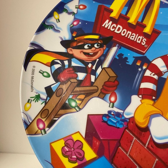 McDonald’s Happy Holidays Collectible Plate Christmas 2005 Hamburgler Sun Coast - Picture 9 of 11